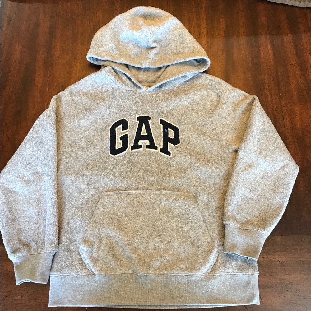 Grey Sweatshirt by GAP wording is Navy sz 8
